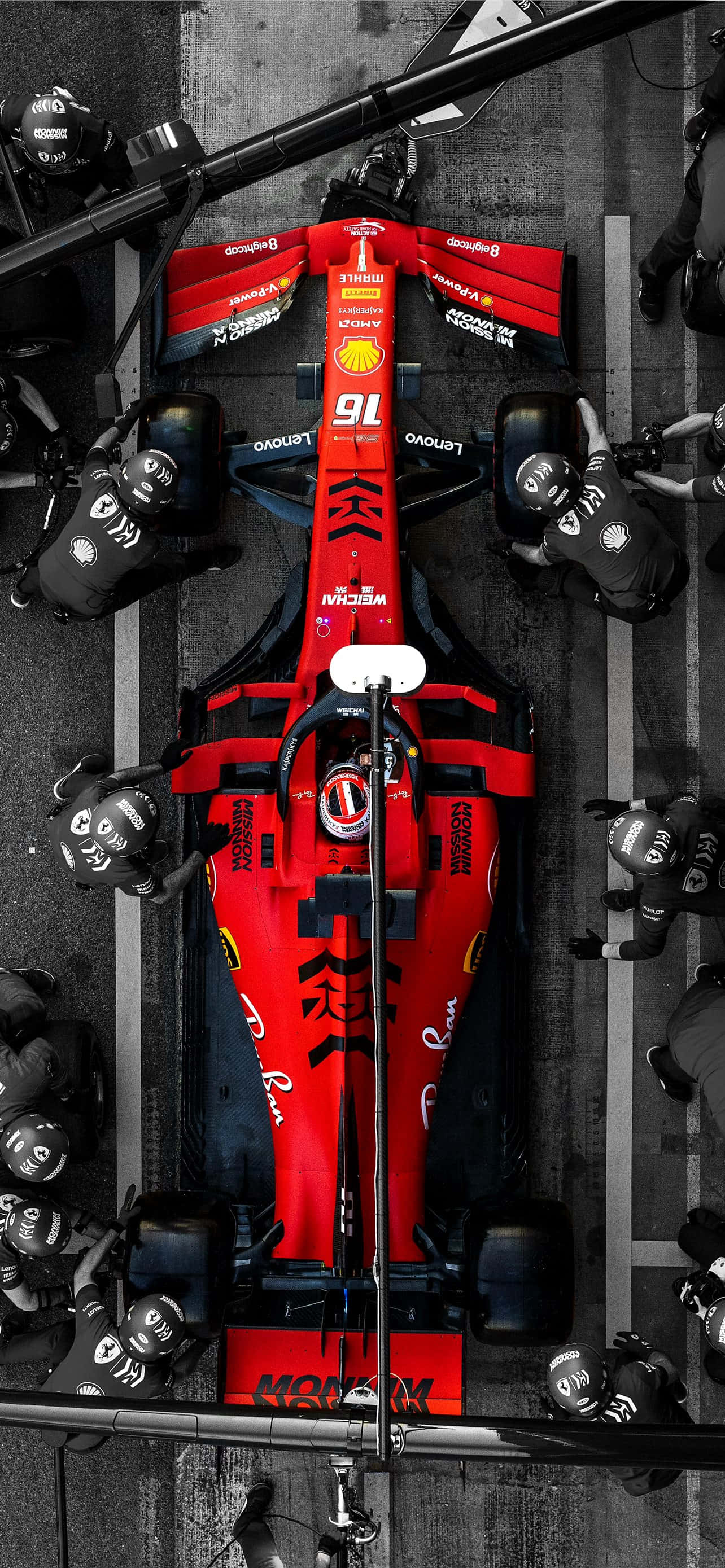 Ferrari F1, red, Formula 1 car, 2K Phone Wallpaper