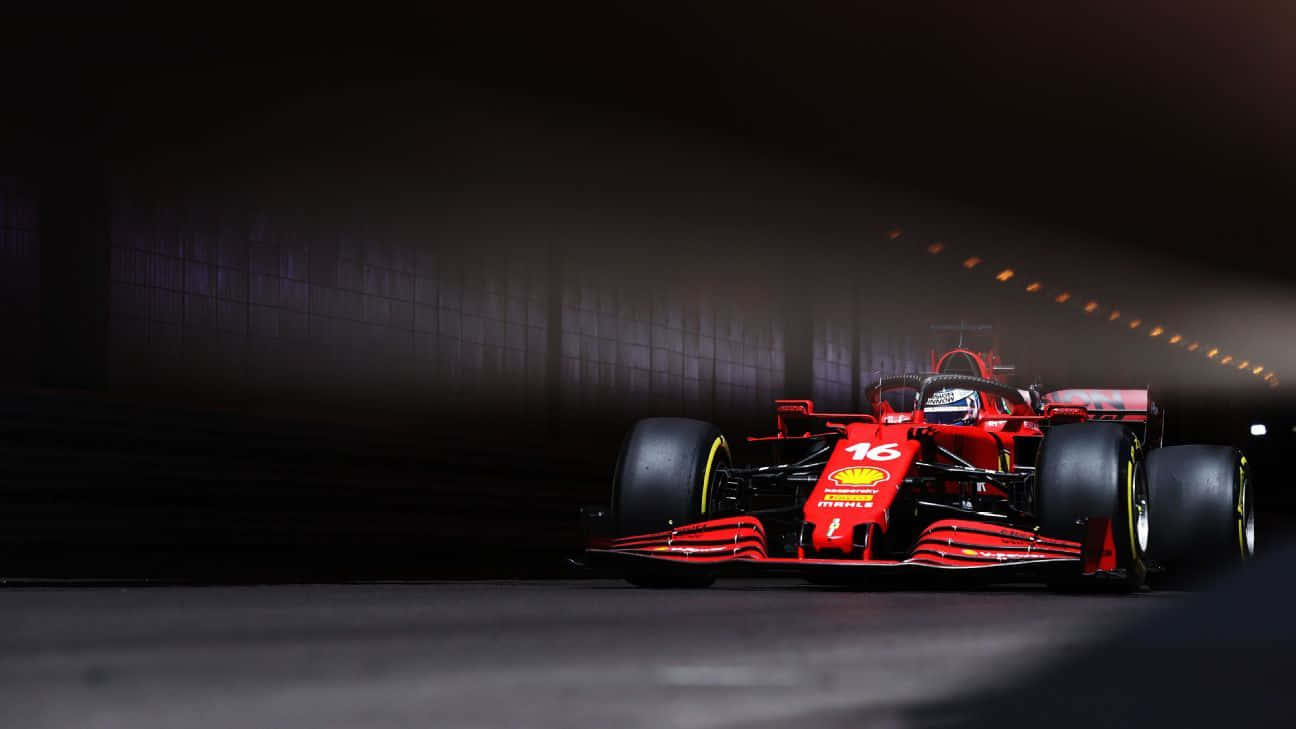 Ferrari F1, red, number 16, HD Desktop Wallpaper