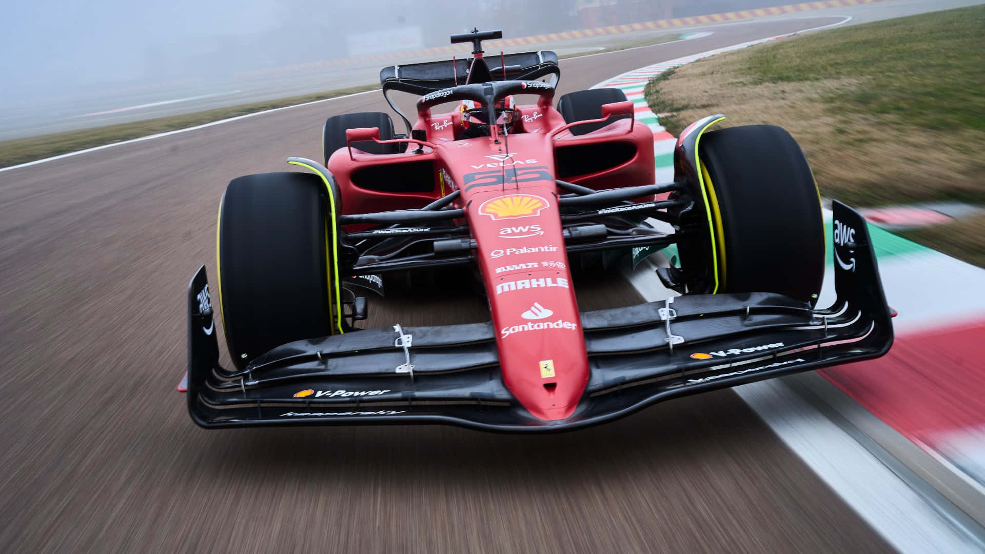 Ferrari F1, red, Formula 1 car, Full HD Desktop Wallpaper