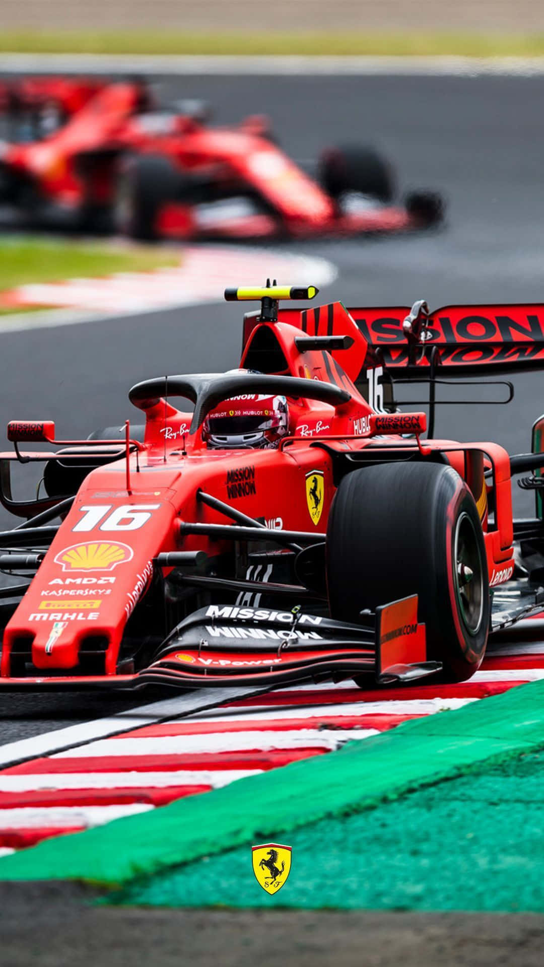 Ferrari, iPhone X, red, Full HD Phone Wallpaper