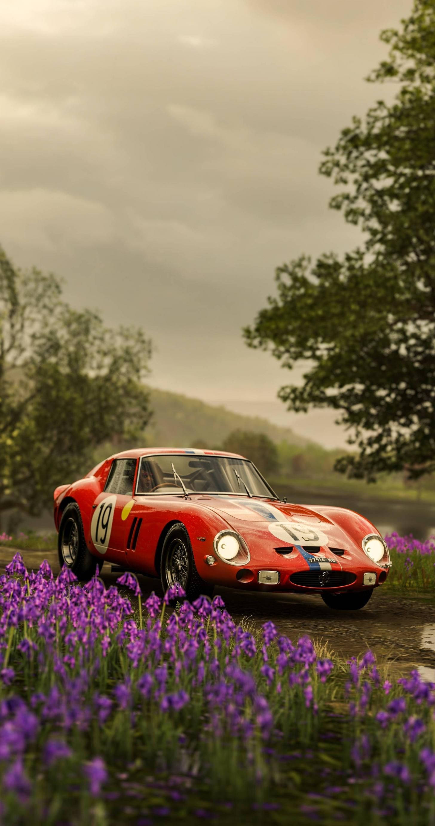 250 GTO, Ferrari, red, 2K Phone Wallpaper