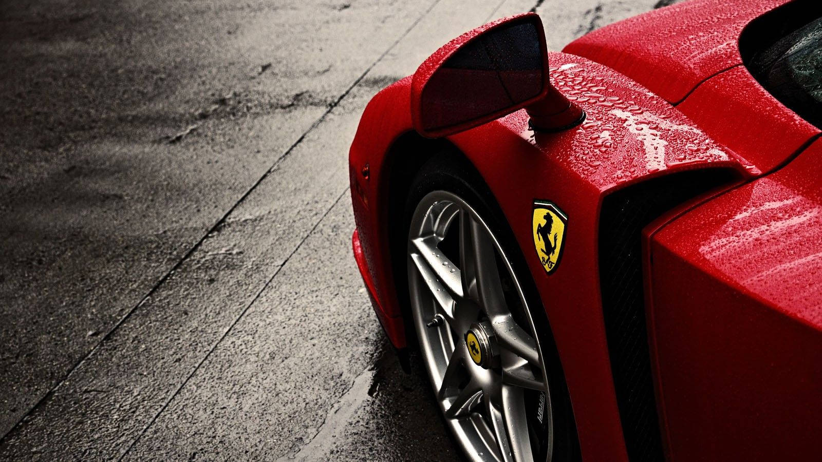 Ferrari, supercar, red, HD Desktop Wallpaper
