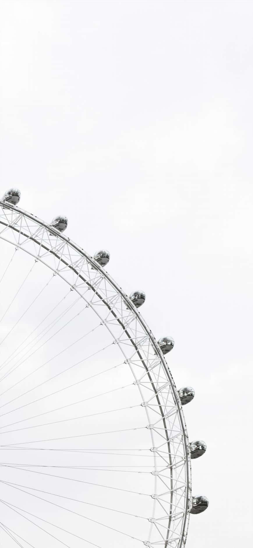 iPhone, White, Ferris Wheel, HD Phone Wallpaper
