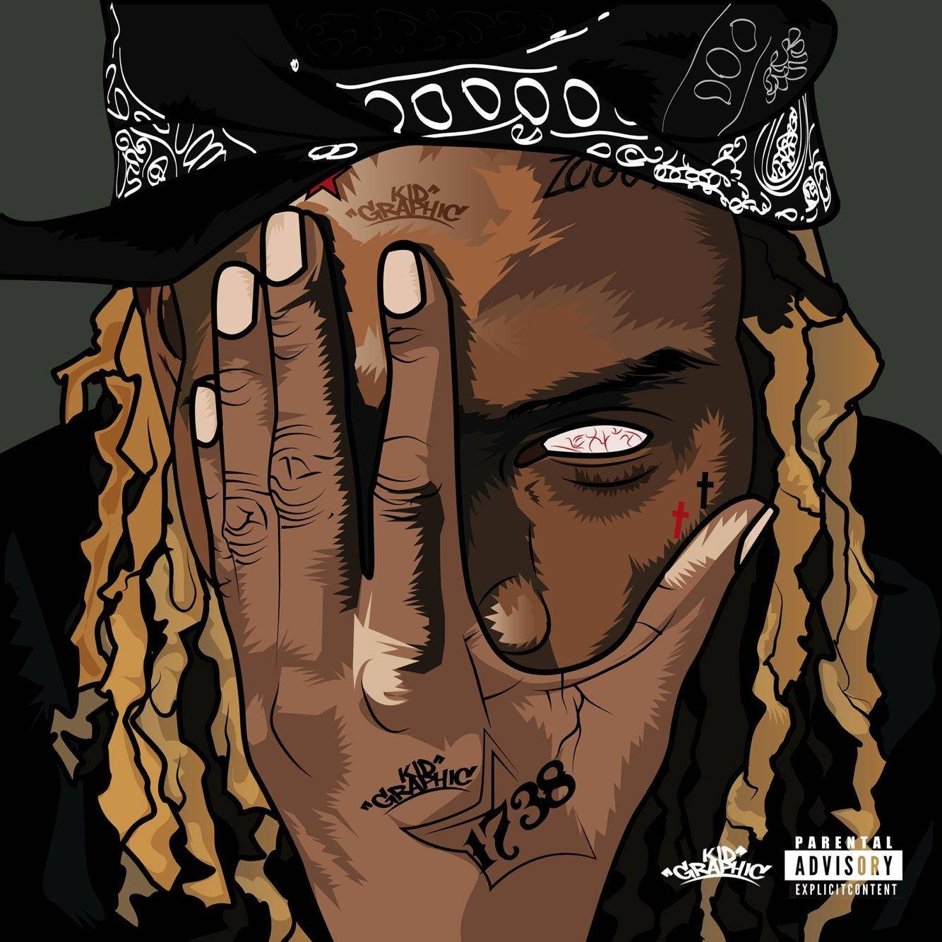 Fetty Wap, dreadlocks, tattoos, HD Desktop Wallpaper