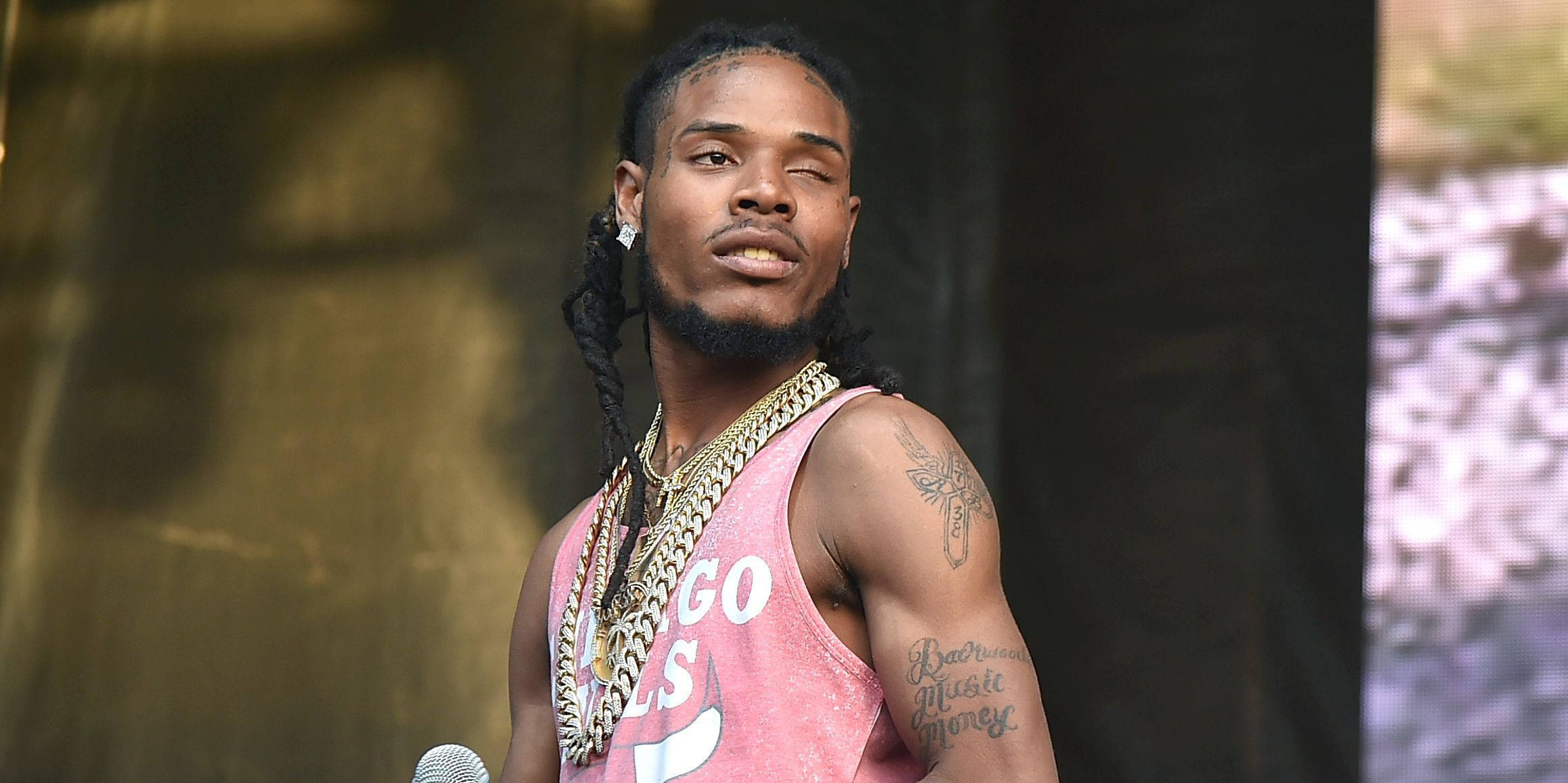 Fetty Wap, braided hair, gold chains, Full HD Desktop Wallpaper