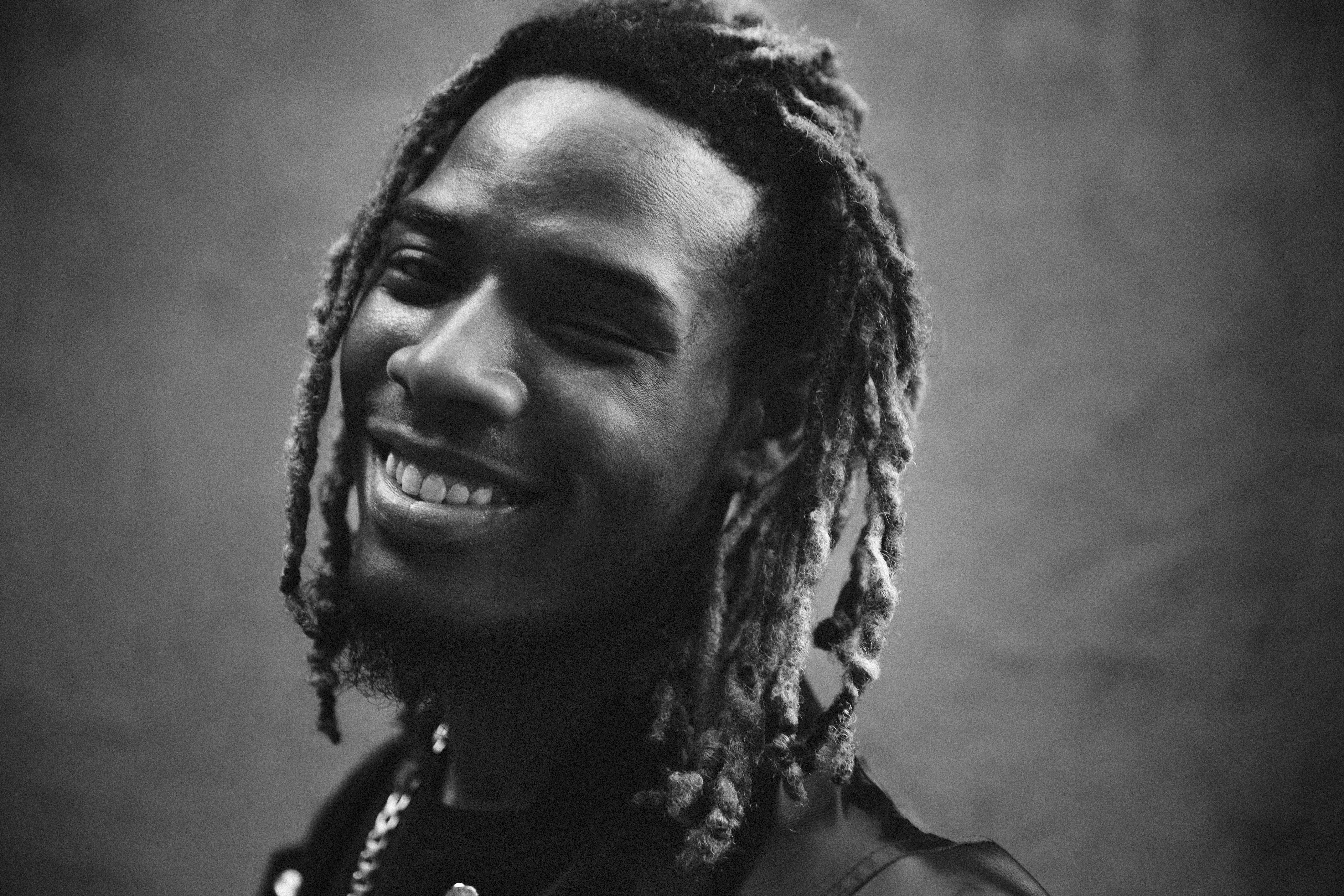 Fetty Wap, grayscale portrait, dreadlocks, 5K Desktop Wallpaper