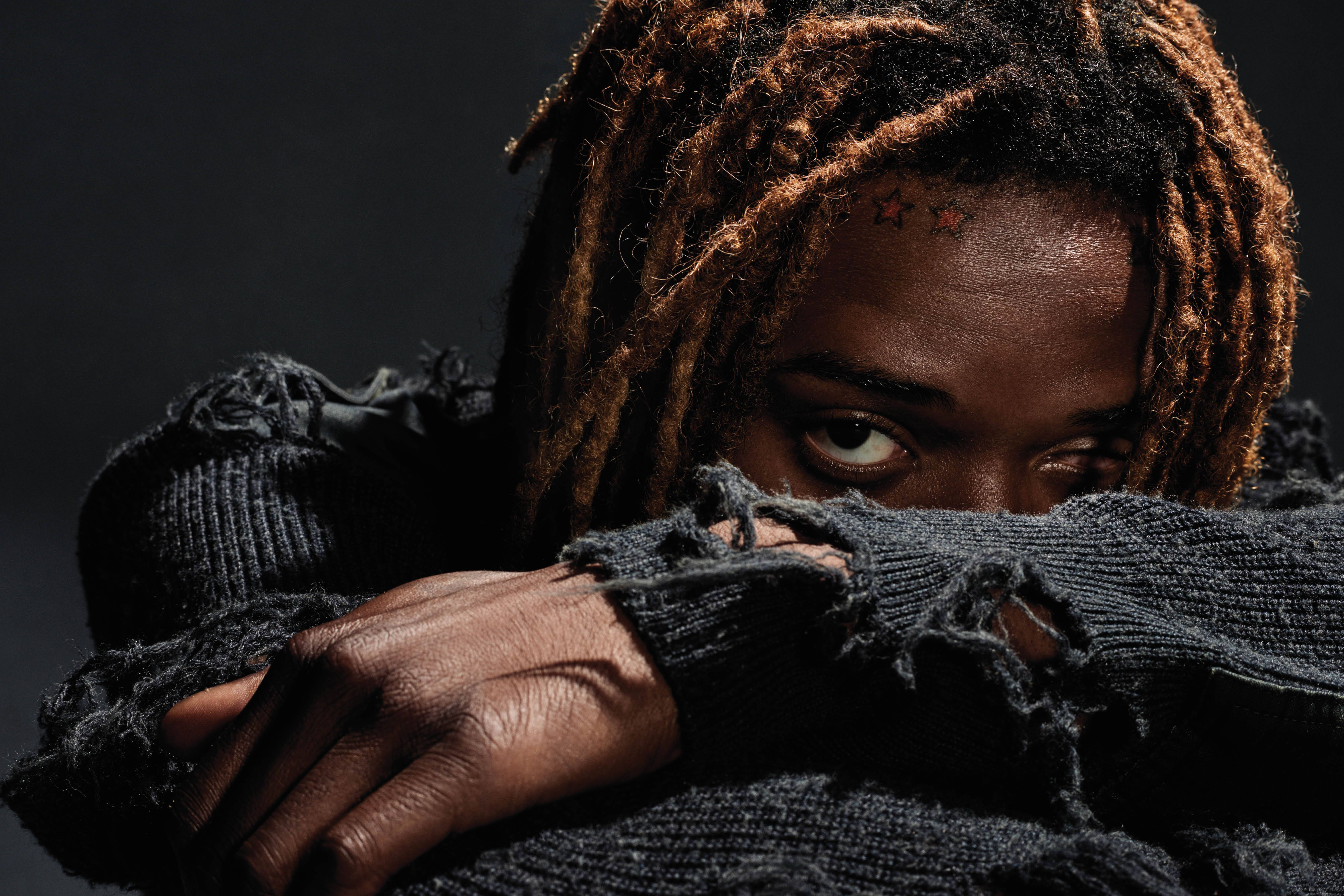Fetty Wap, braided hair, star tattoos, 5K Desktop Wallpaper