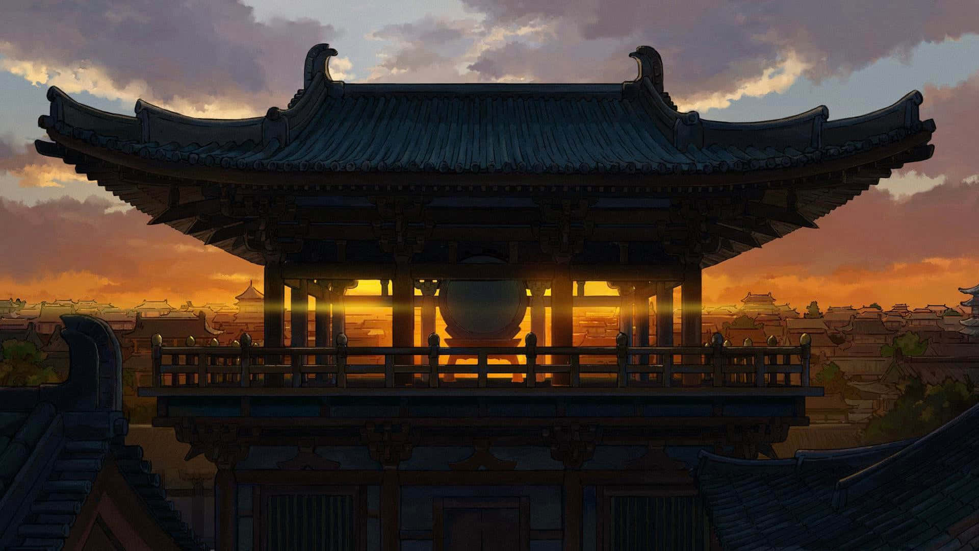 Feudal Japan, cherry blossom tree, samurai warrior, Full HD Desktop Wallpaper