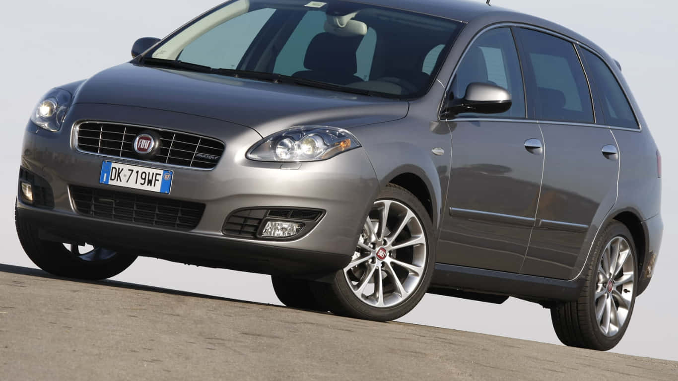 Fiat Croma, silver, station wagon, HD Desktop Wallpaper