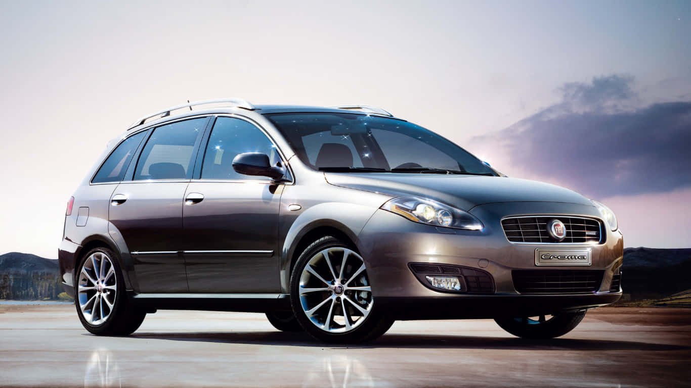 Fiat Croma, silver, station wagon, HD Desktop Wallpaper