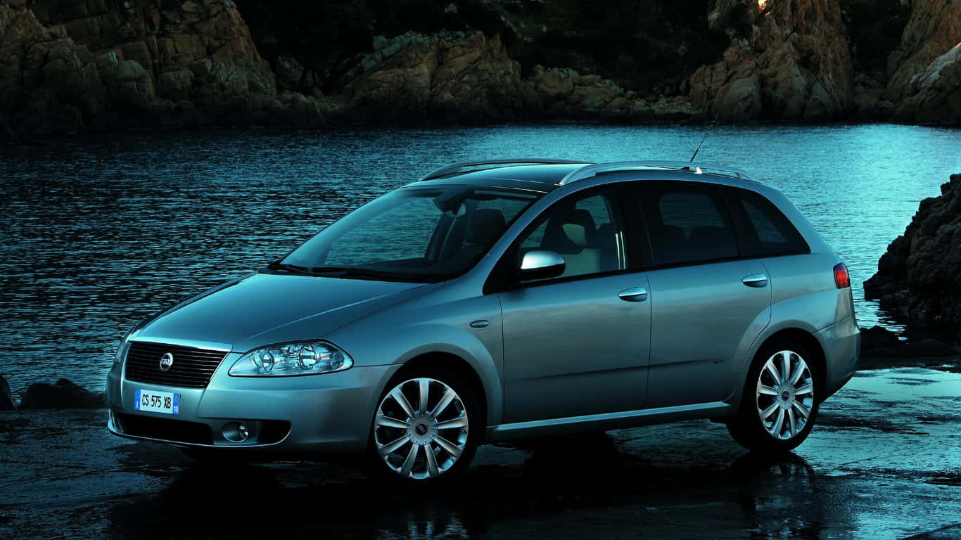 Fiat Croma, silver, station wagon, HD Desktop Wallpaper