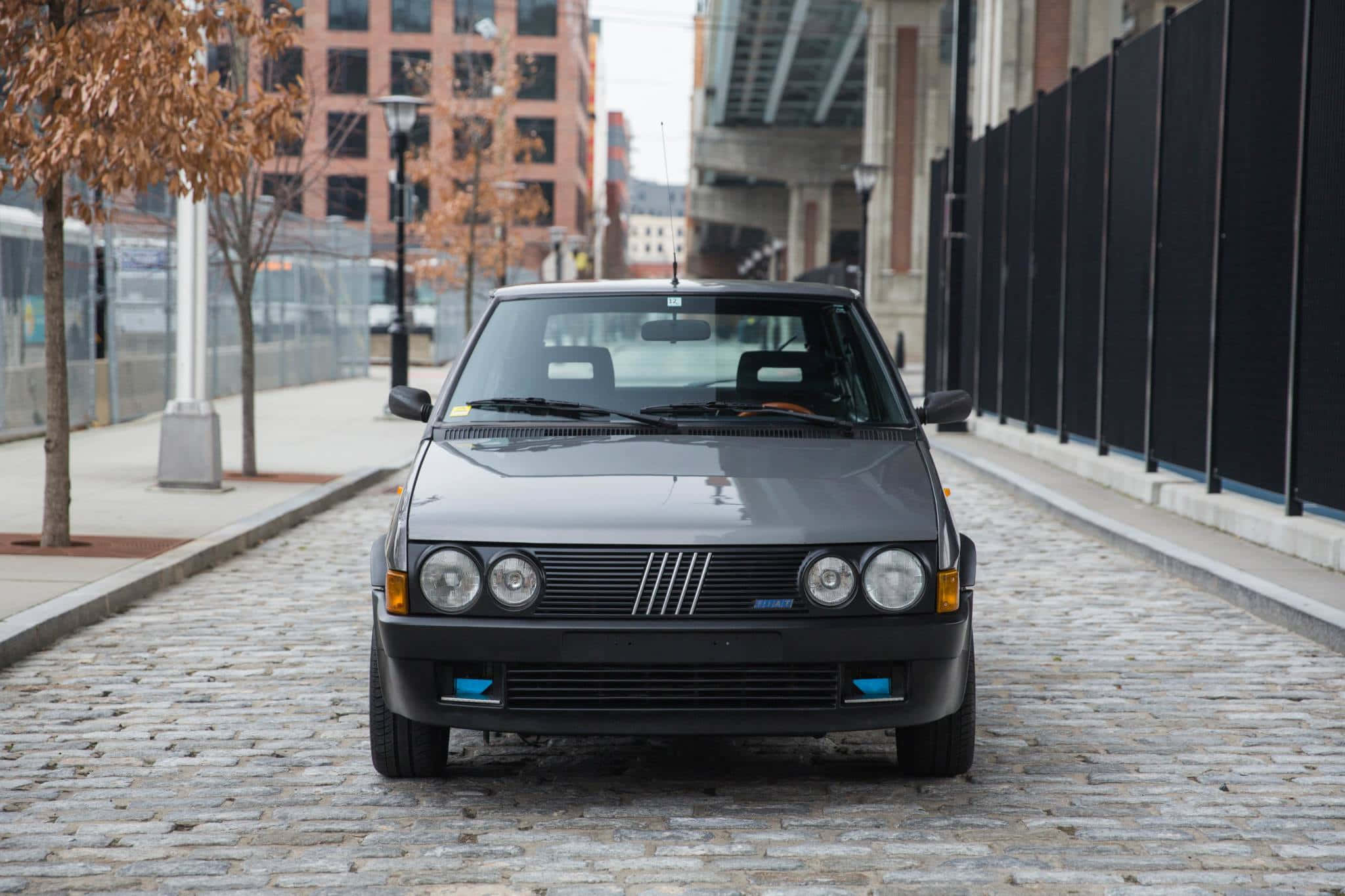 Fiat Ritmo, black, vintage car, Full HD Desktop Wallpaper