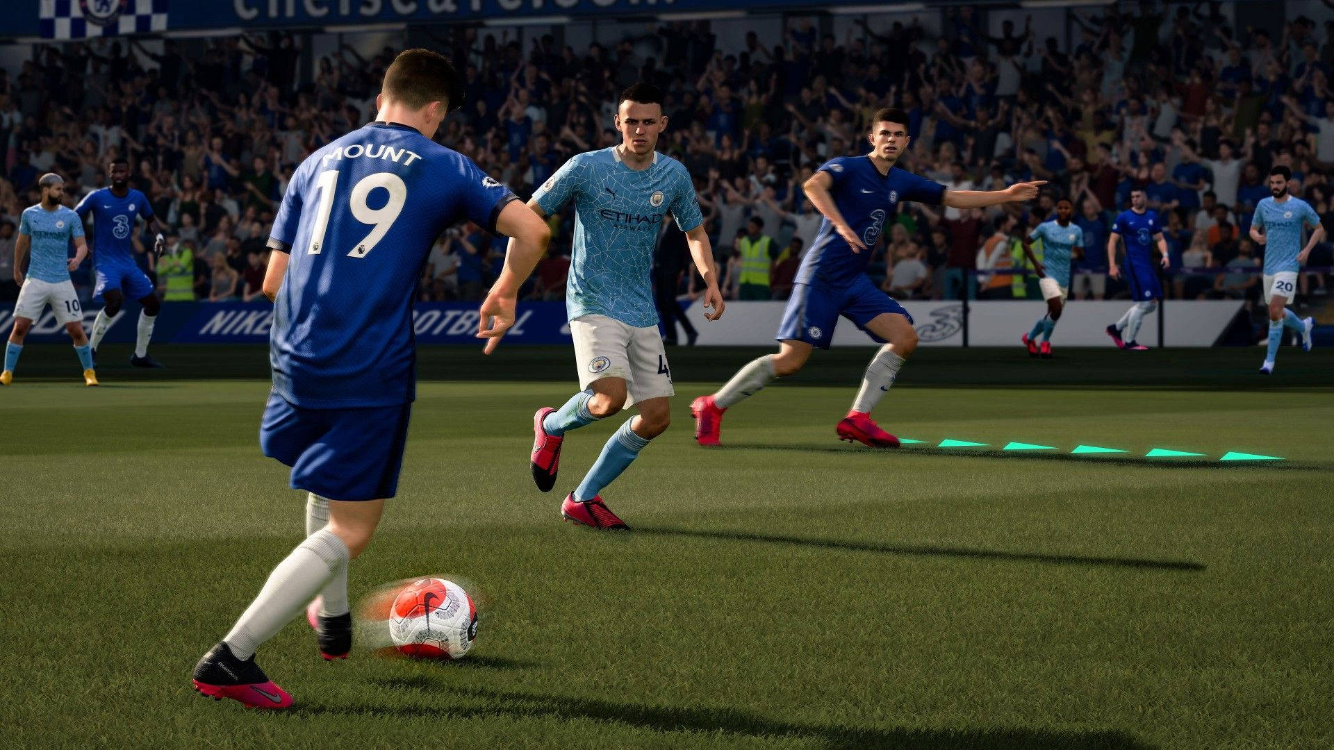 FIFA 21, blue kits, light blue kits, Full HD Desktop Wallpaper