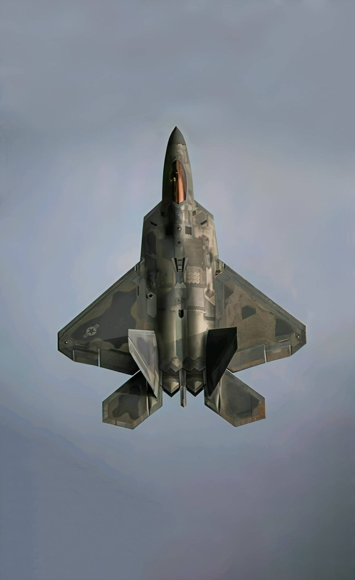 Soaring Army Jet, fighter jet, camouflaged, Full HD Phone Wallpaper