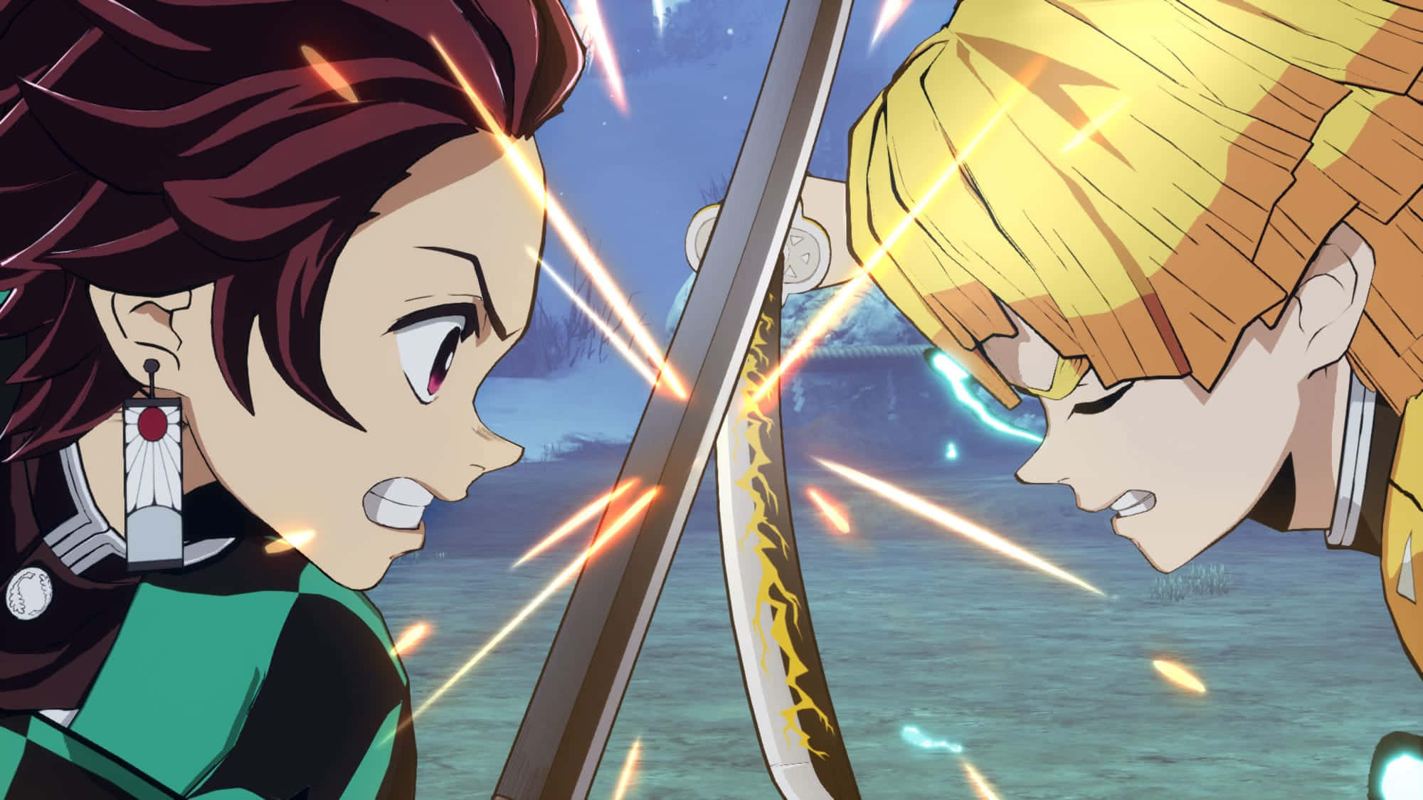 Fighting Games, anime warriors, clash swords, Full HD Desktop Wallpaper