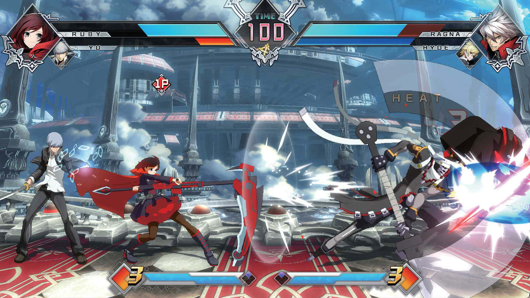 fighting games, anime fighters, futuristic arena, HD Desktop Wallpaper