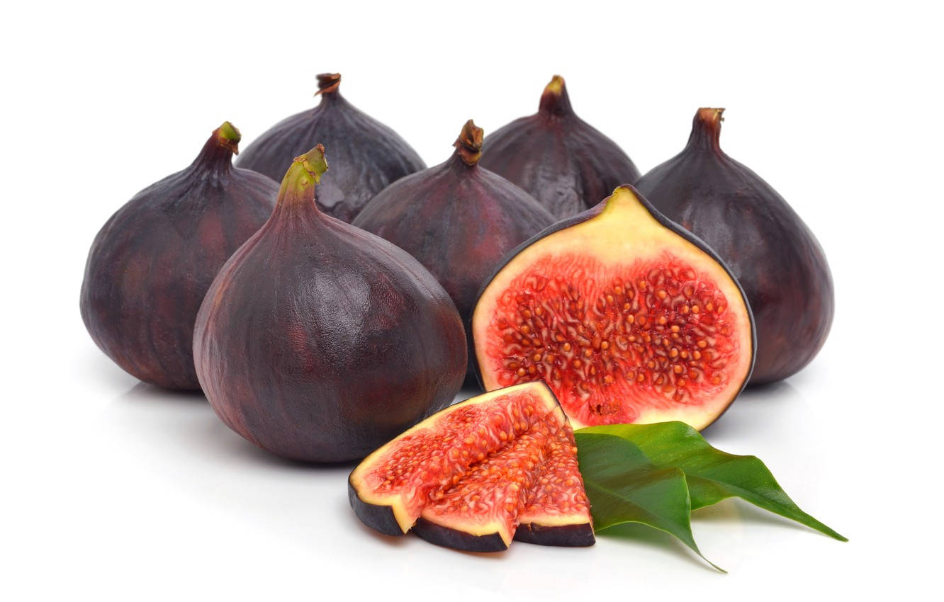 red juicy figs, dark purple figs, juicy red interiors, HD Desktop Wallpaper