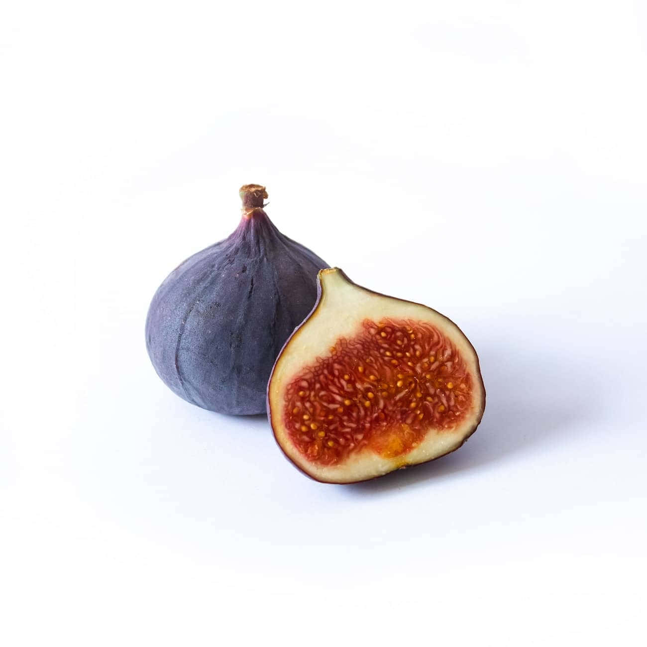 fresh fig, half cut, purple fig, HD Desktop Wallpaper
