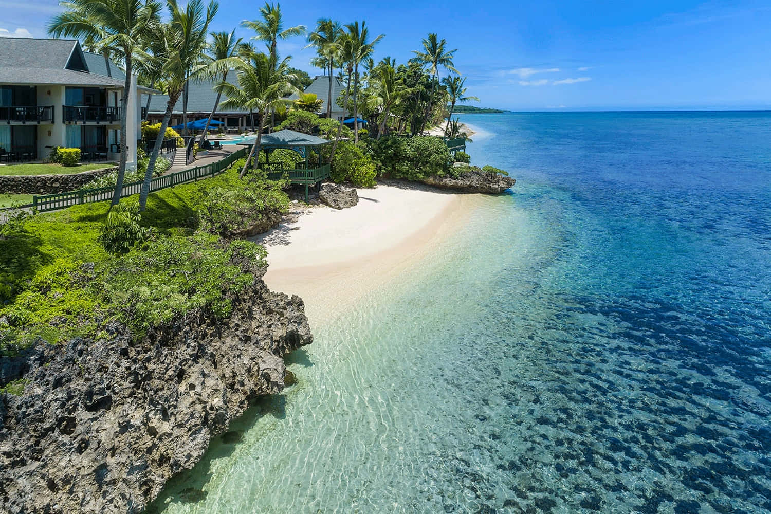 Fiji Beach, tropical beach, white sand, HD Desktop Wallpaper