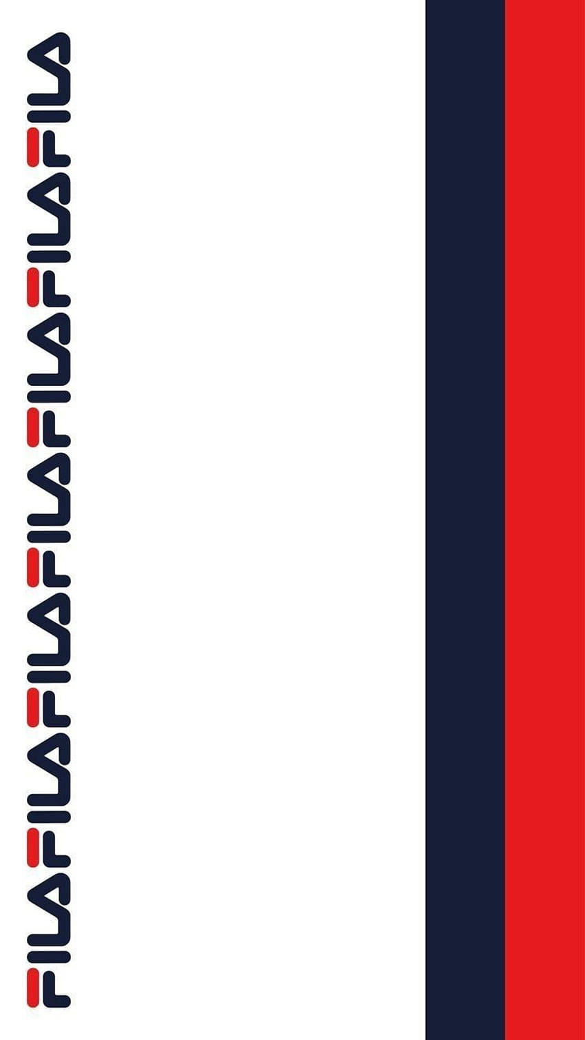 Fila, white, blue, HD Phone Wallpaper