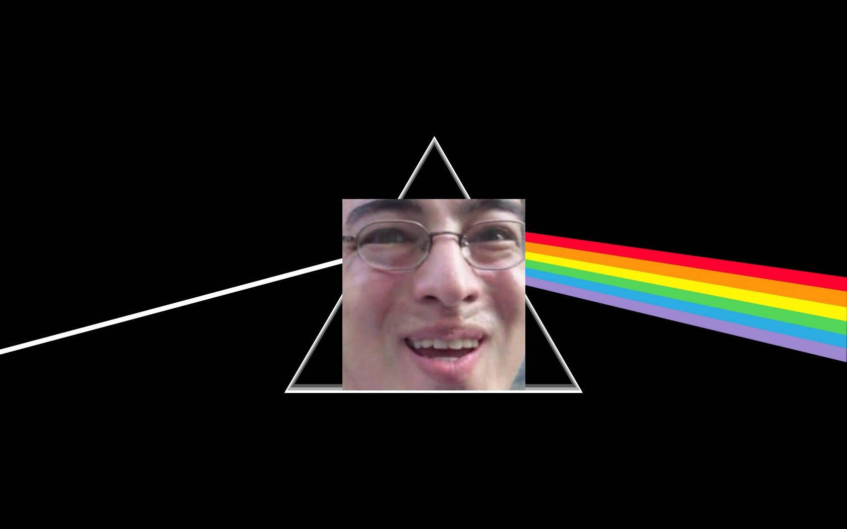 Filthy Frank, Dark Side Of The Moon, prism, HD Desktop Wallpaper