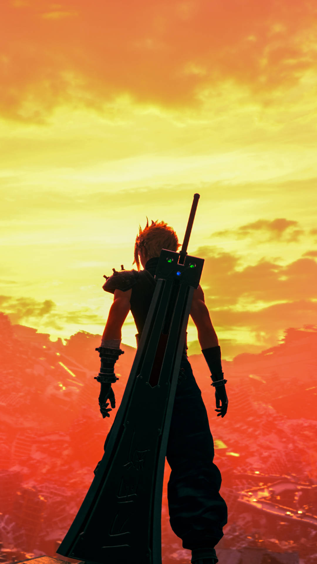 Final Fantasy, iPhone, lone warrior, Full HD Phone Wallpaper