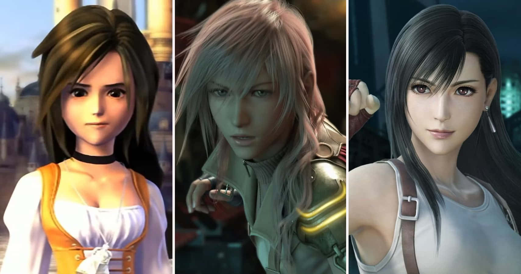 Final Fantasy, anime-style, female characters, HD Desktop Wallpaper