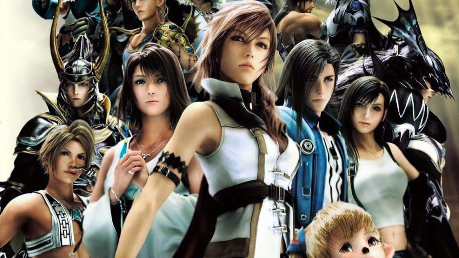 Final Fantasy, anime-style, fantasy characters, HD Desktop Wallpaper