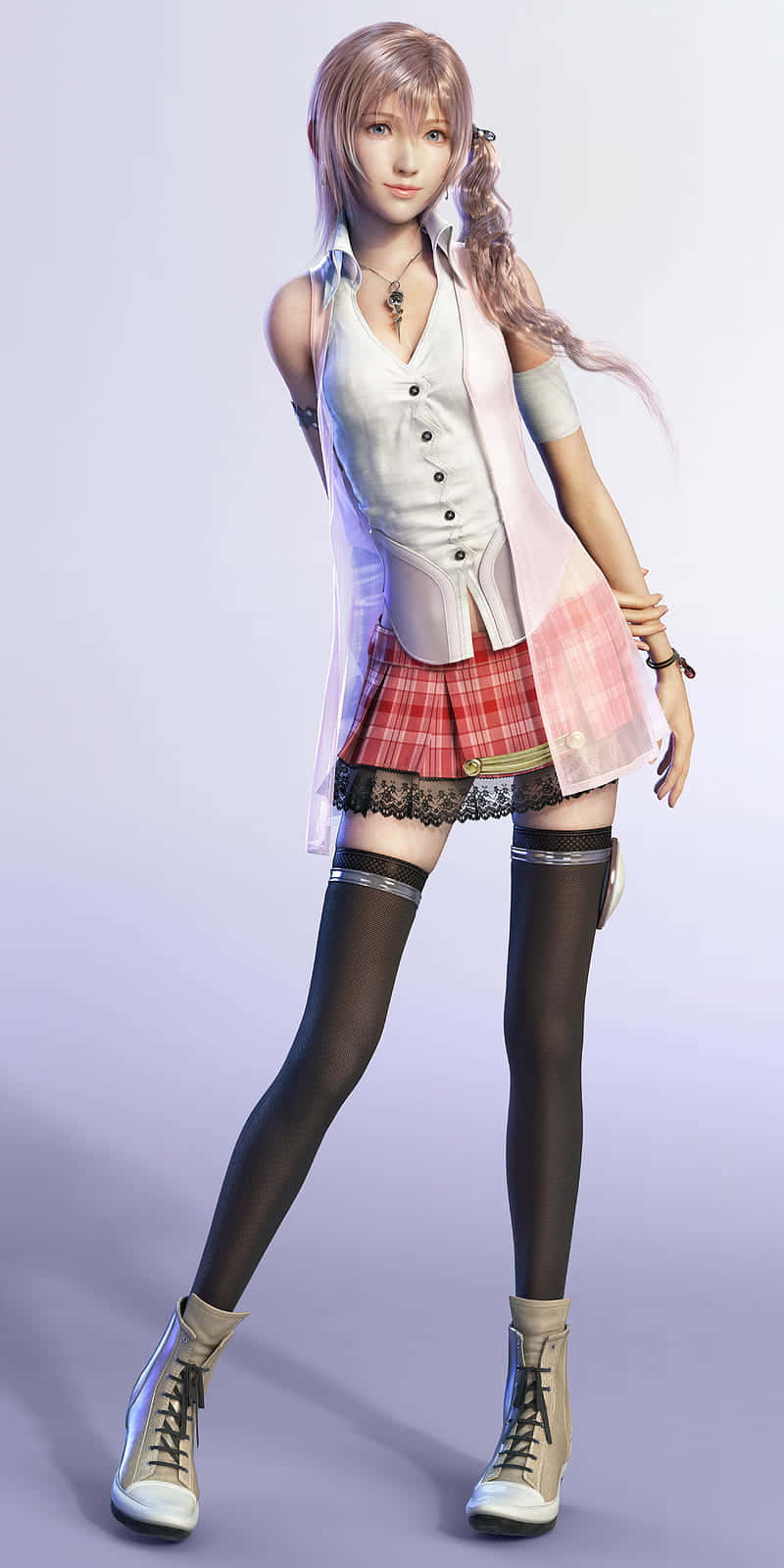 Final Fantasy, Ashe, pink hair, HD Phone Wallpaper