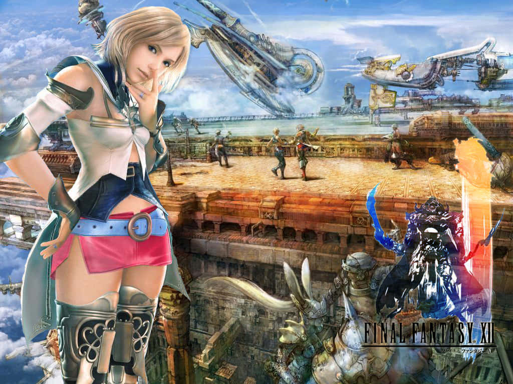 Final Fantasy X-2, Ashe, blonde warrior, SD Desktop Wallpaper