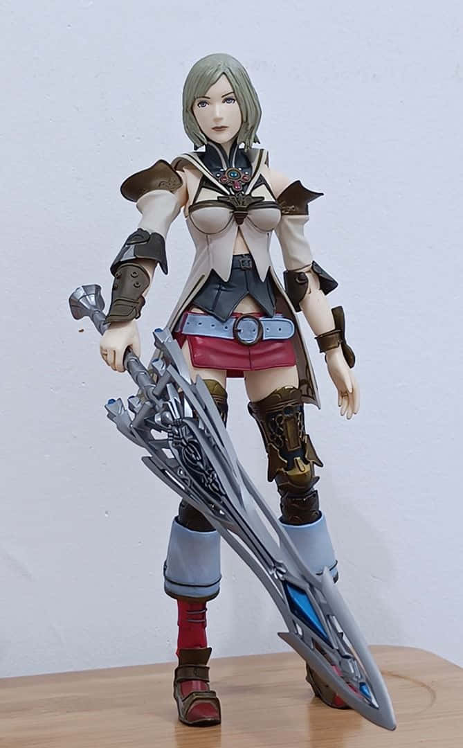 Final Fantasy Ashe, action figure, female warrior, SD Phone Wallpaper