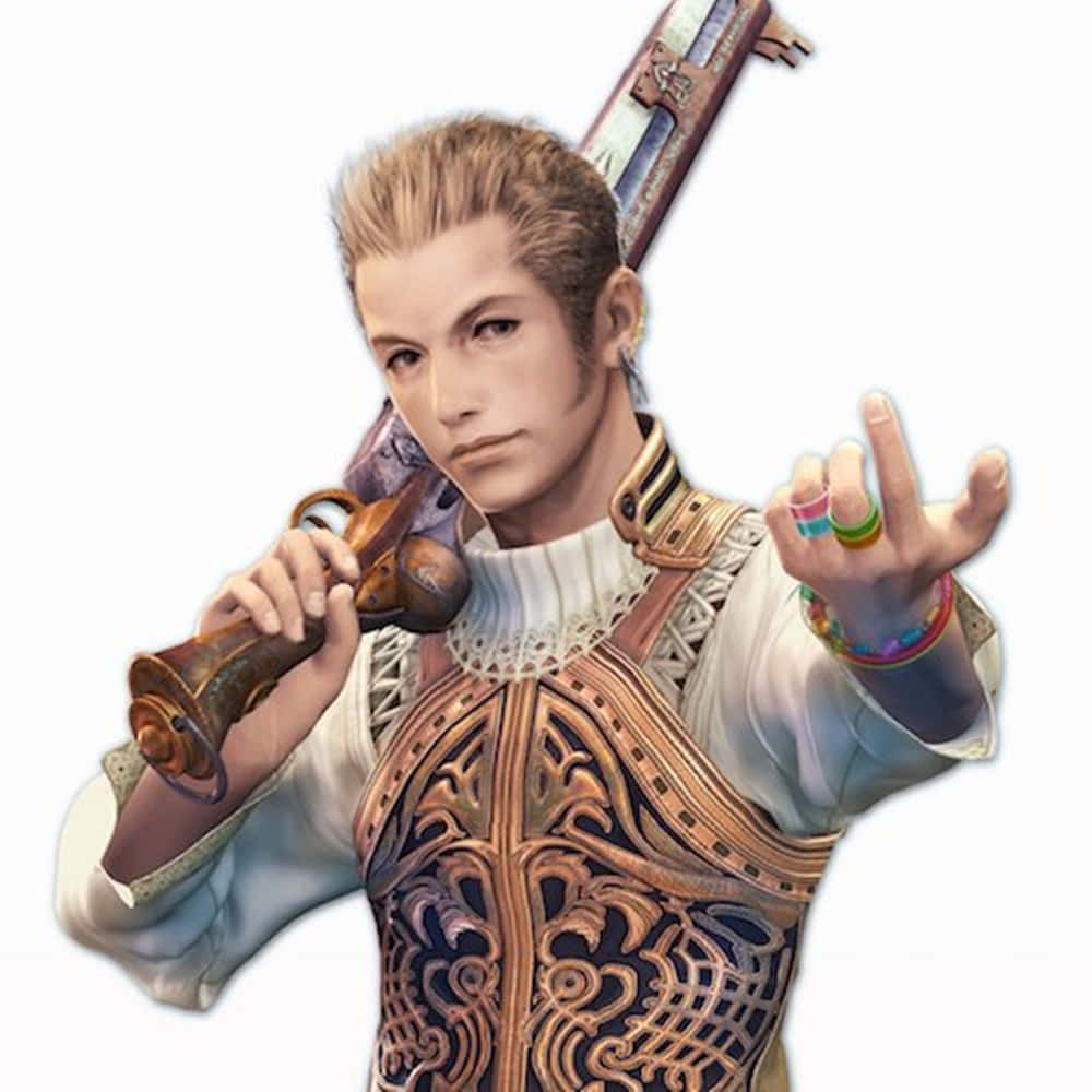 Balthier, Final Fantasy, spiky blonde hair, SD Desktop Wallpaper