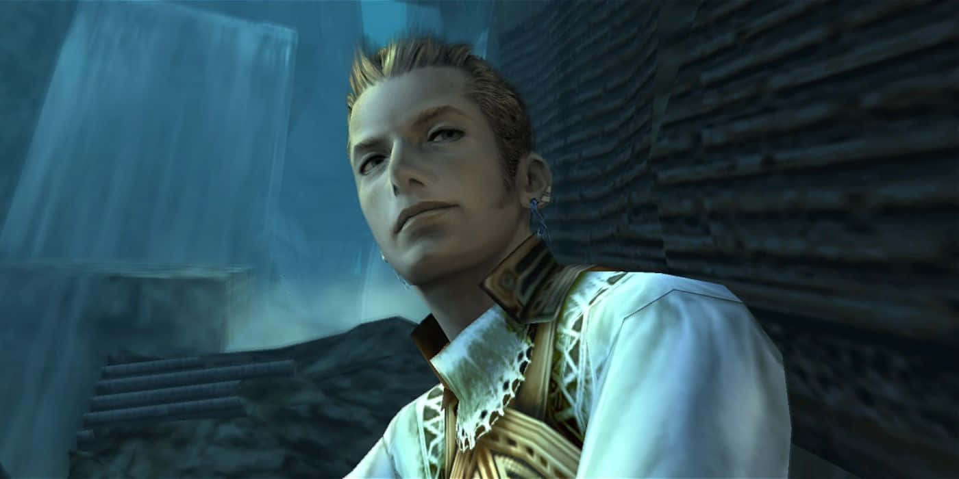 Final Fantasy Balthier, spiky blond hair, ornate white and gold armor, HD Desktop Wallpaper