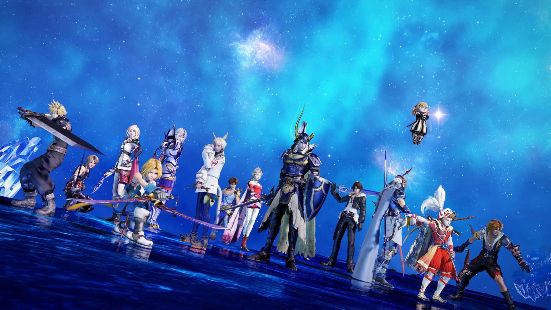 Final Fantasy Characters, anime characters, fantasy armor, Full HD Desktop Wallpaper