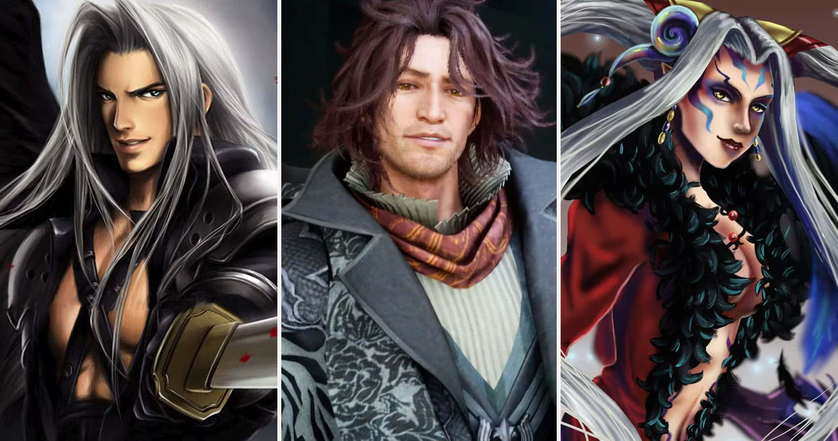 Final Fantasy Characters, anime characters, dramatic hair, HD Desktop Wallpaper