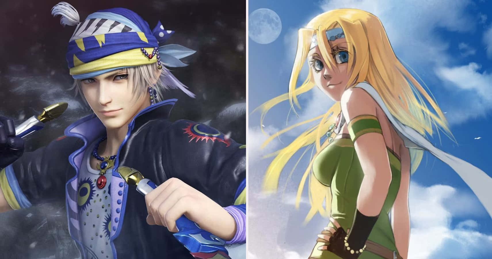 Final Fantasy Characters, dark blue outfit, sword, HD Desktop Wallpaper