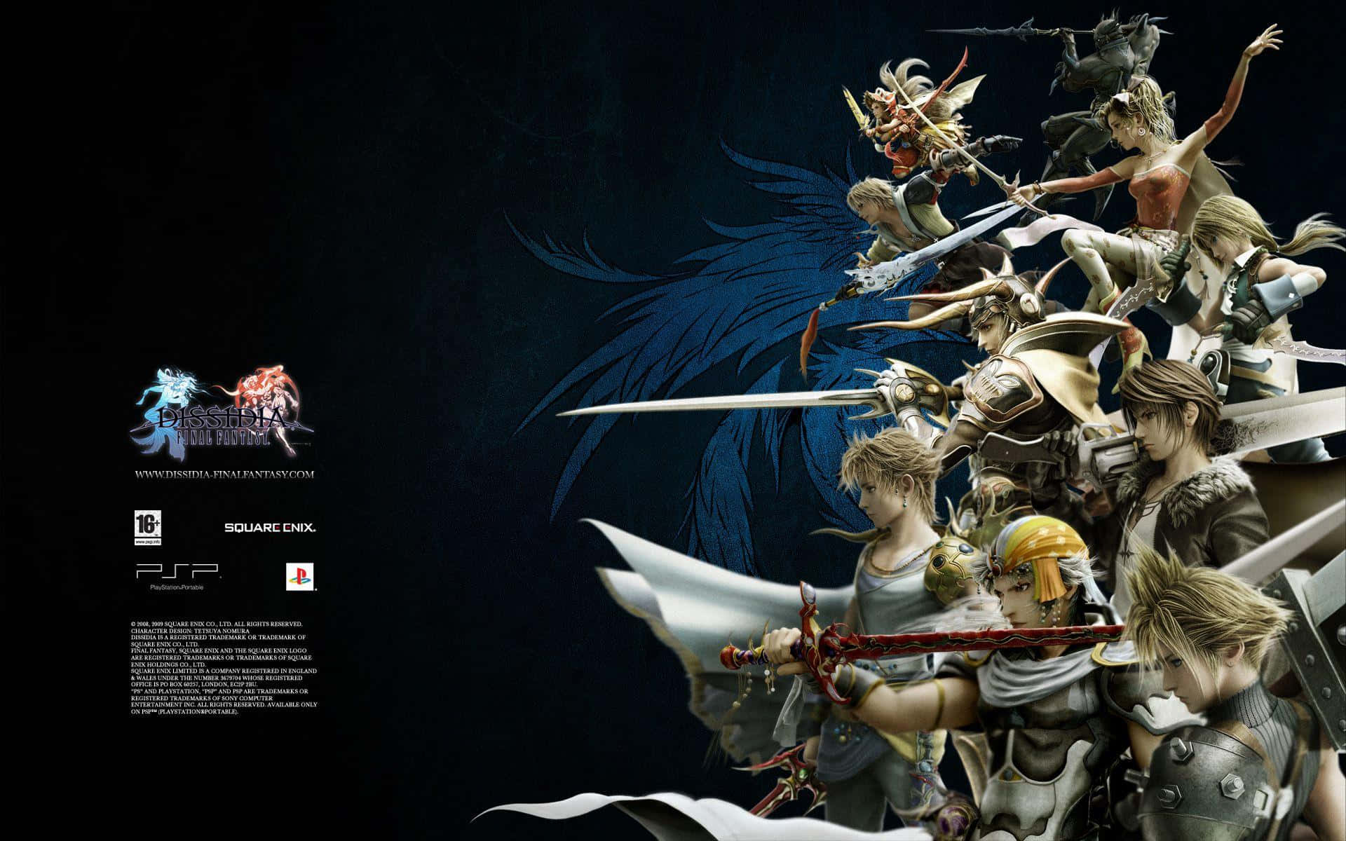Final Fantasy Dissidia, Final Fantasy characters, swords, Full HD Desktop Wallpaper