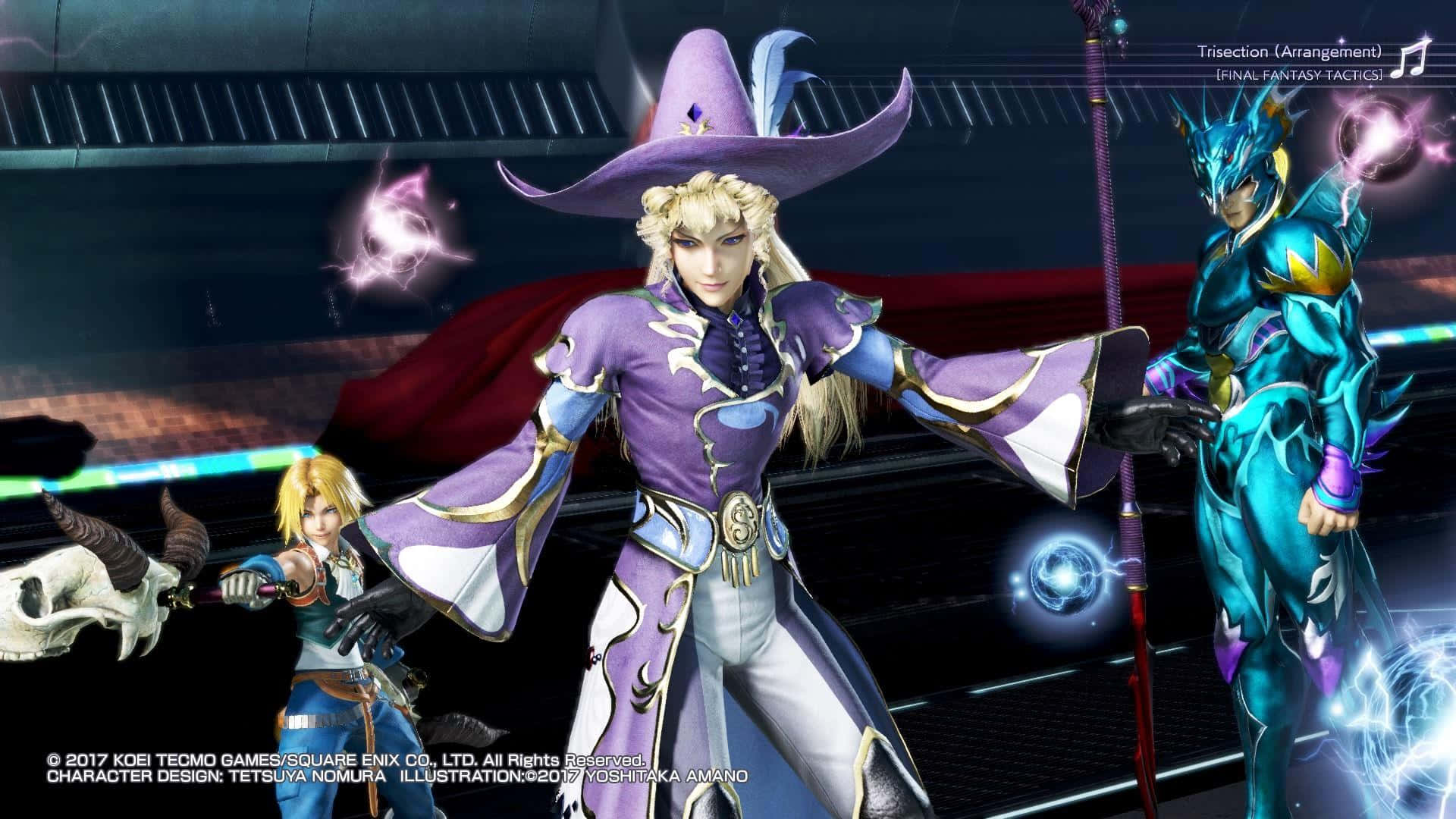 Final Fantasy Dissidia, vibrant purple armor, teal armor, Full HD Desktop Wallpaper