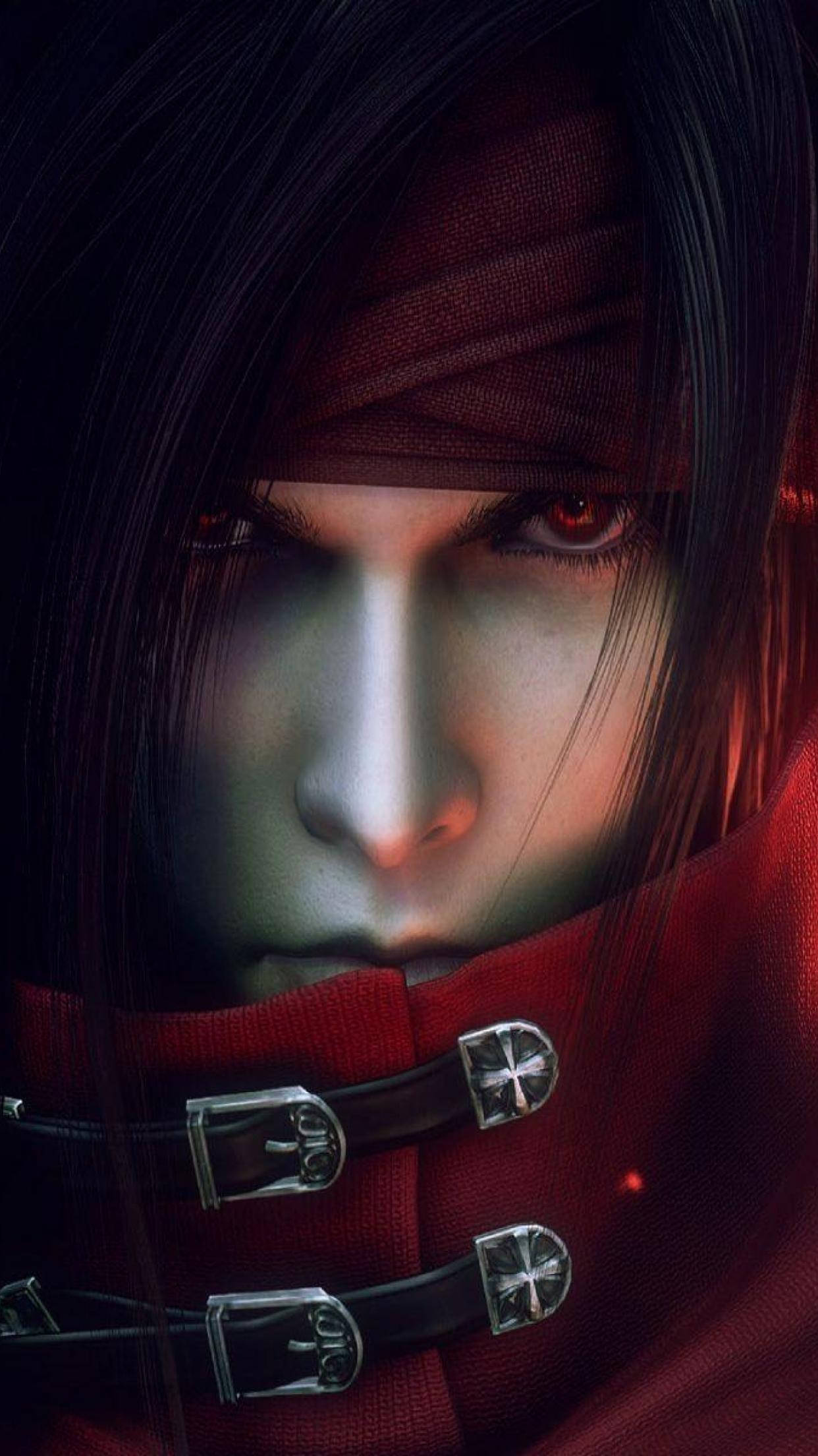 Final Fantasy, iPhone, red eyes, Full HD Phone Wallpaper