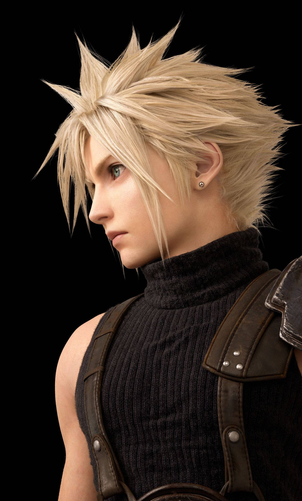 Final Fantasy, iPhone, spiky blonde-haired anime character, Full HD Phone Wallpaper