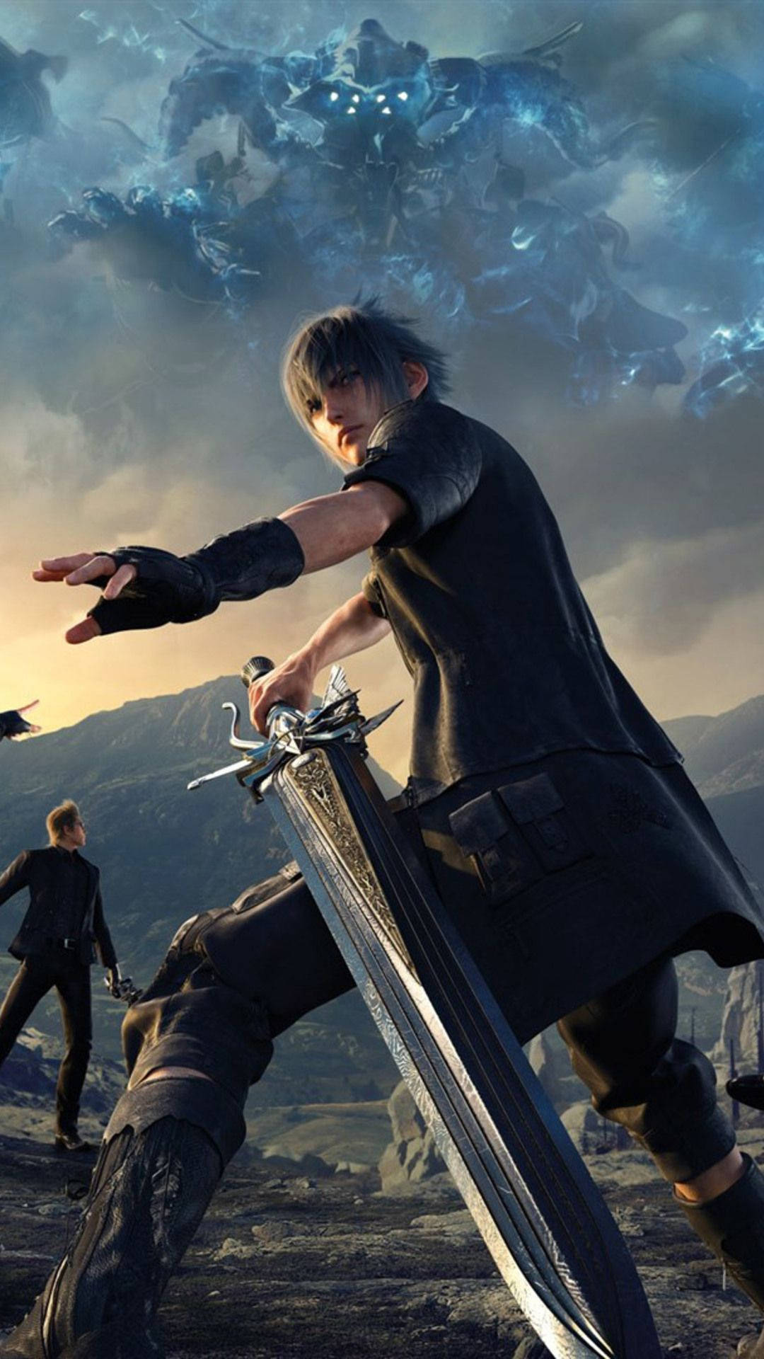 Final Fantasy, iPhone, young warrior, Full HD Phone Wallpaper