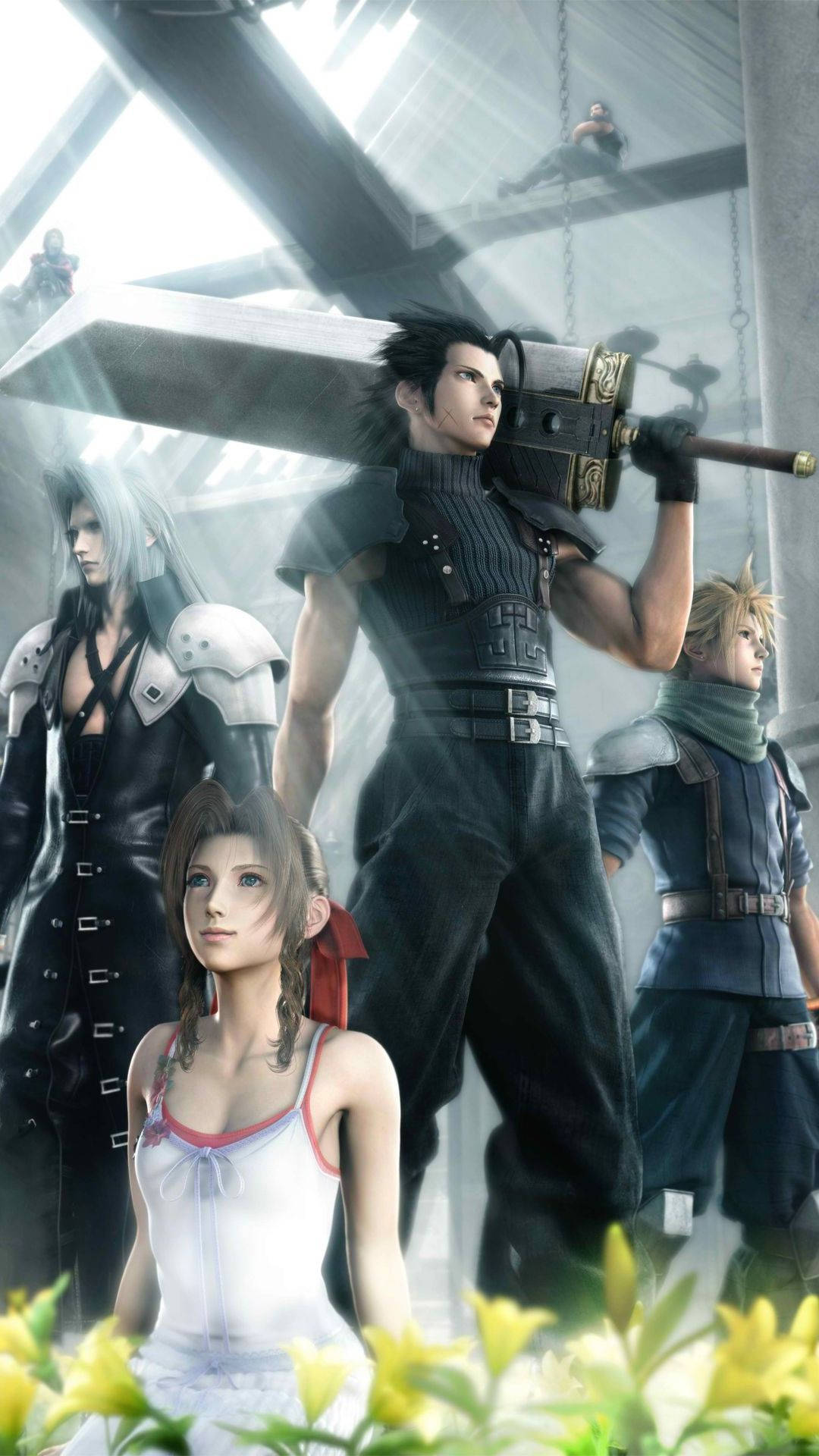 Final Fantasy, iPhone, anime characters, Full HD Phone Wallpaper