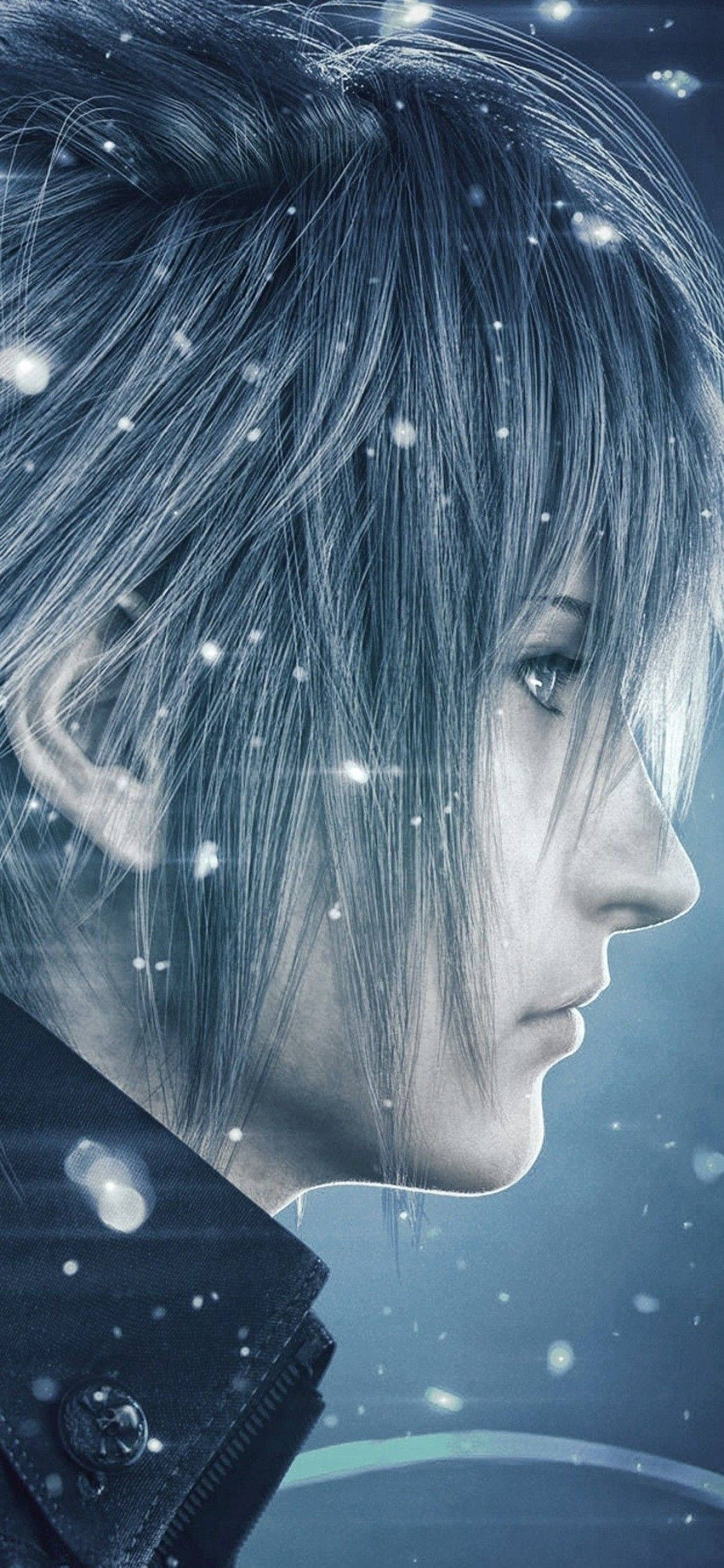 Final Fantasy, iPhone, silver hair, Full HD Phone Wallpaper