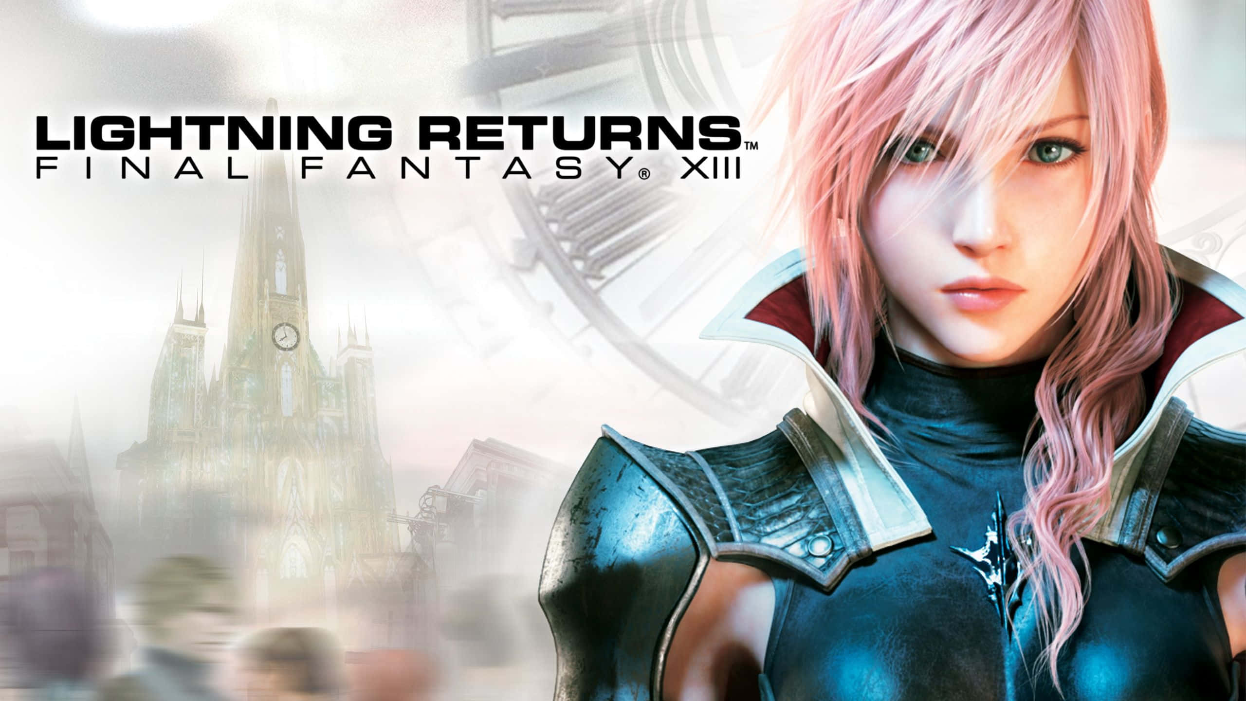 Lightning, Final Fantasy, pink-haired warrior, 2K Desktop Wallpaper