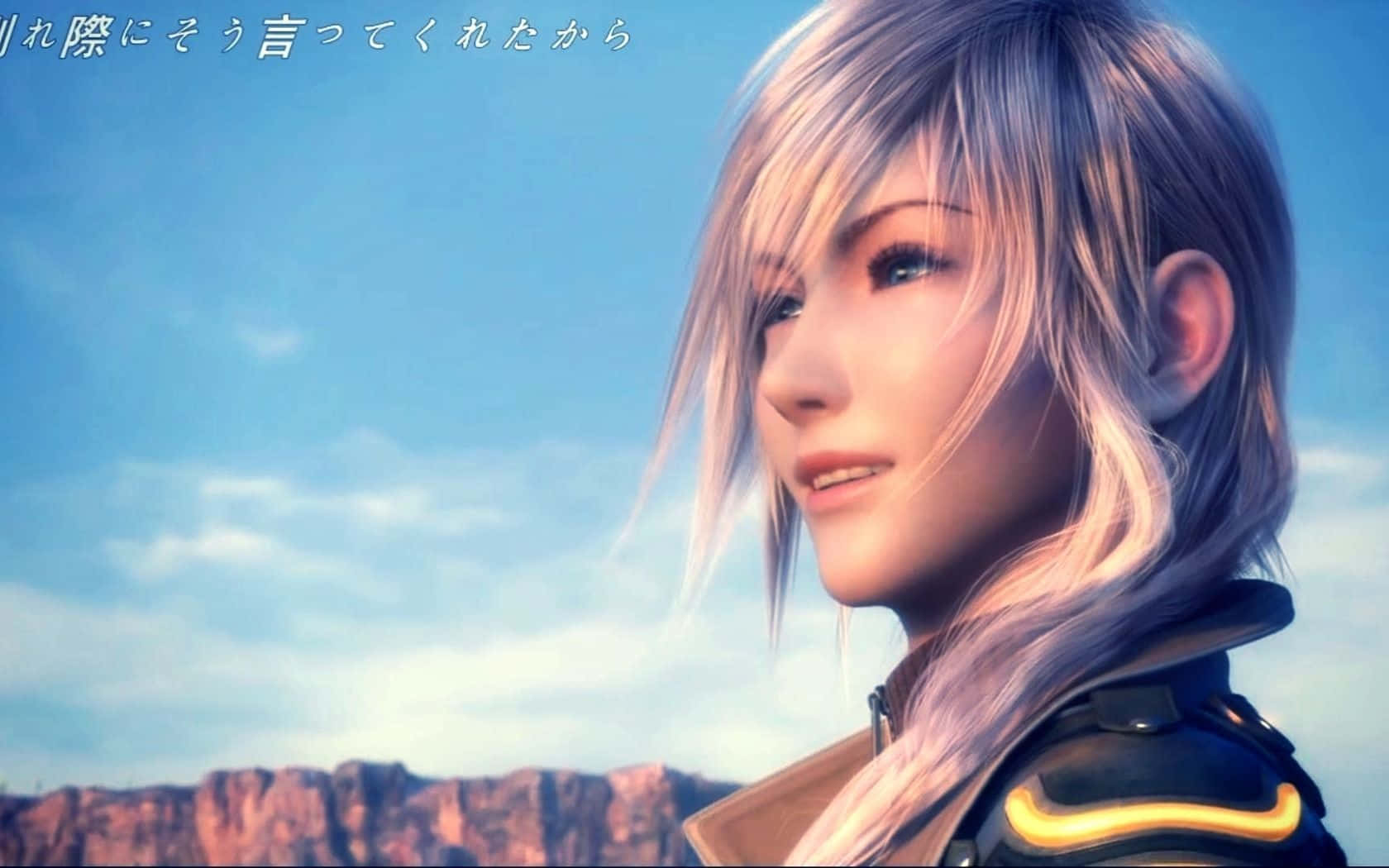 Final Fantasy, Lightning, blonde anime character, HD Desktop Wallpaper