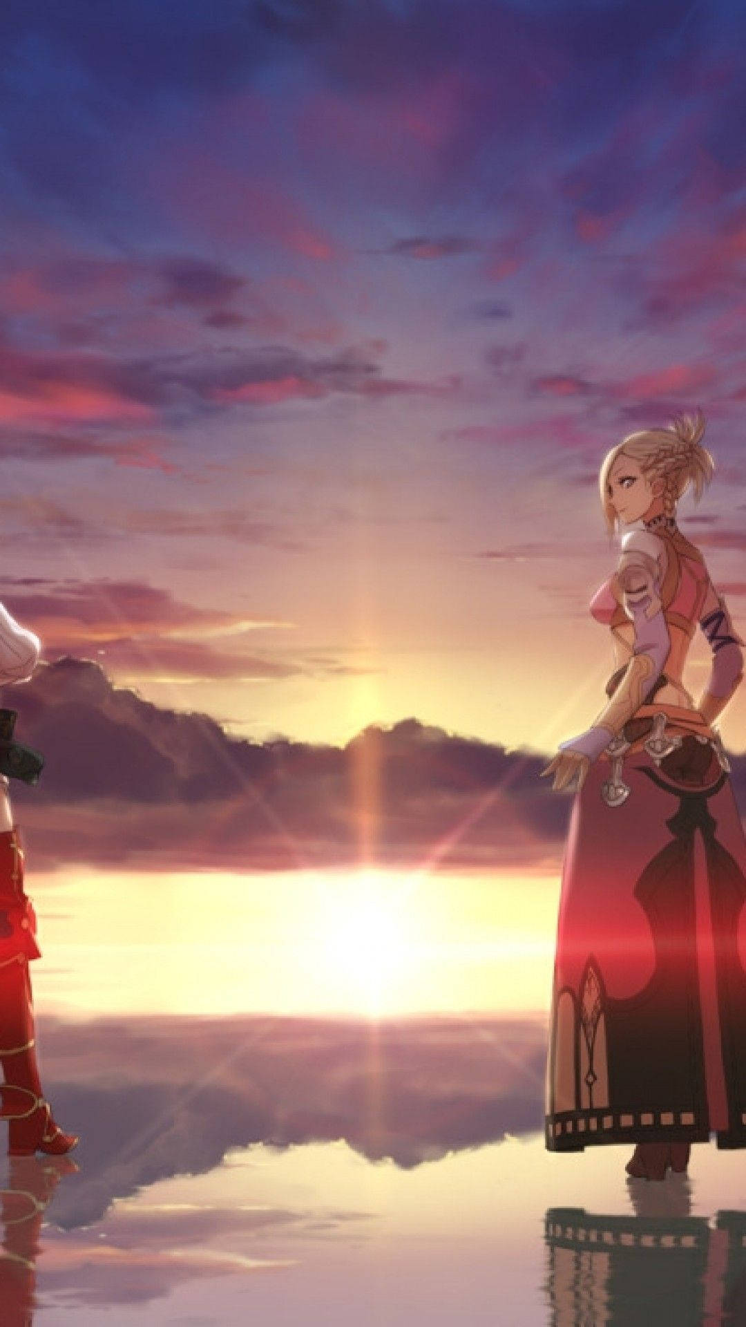 Final Fantasy, iPhone, anime characters, Full HD Phone Wallpaper