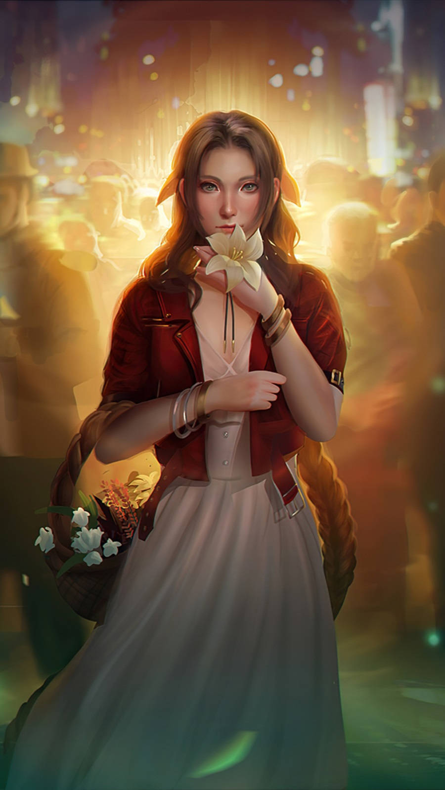 Final Fantasy, iPhone, young woman, HD Phone Wallpaper