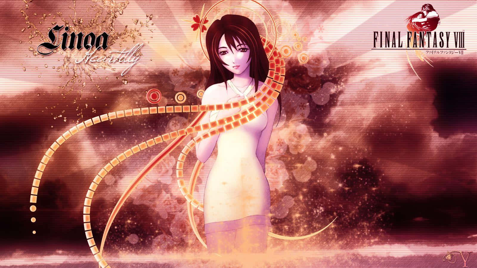 Final Fantasy VIII, epic battle scene, anime girl with dark hair, HD Desktop Wallpaper