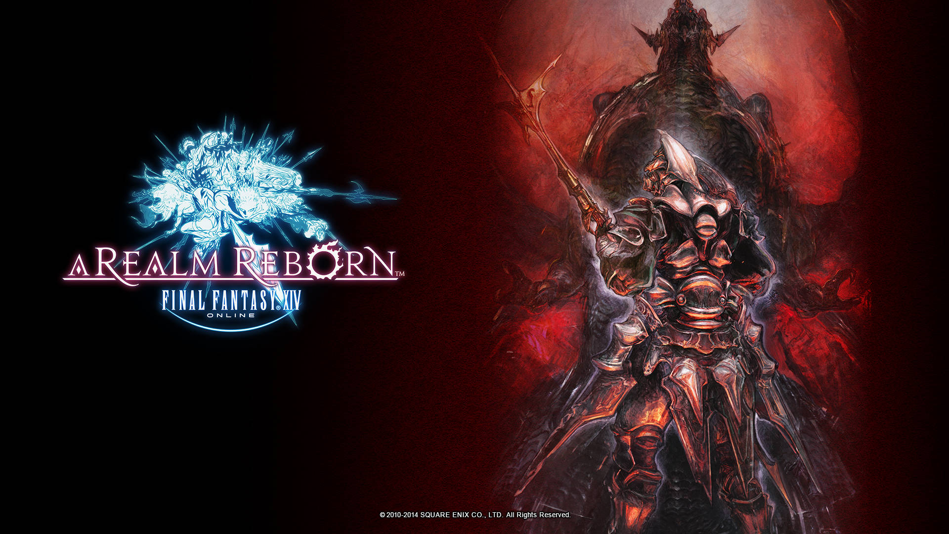 Final Fantasy XIV, dark fantasy warrior, ornate armor, Full HD Desktop Wallpaper