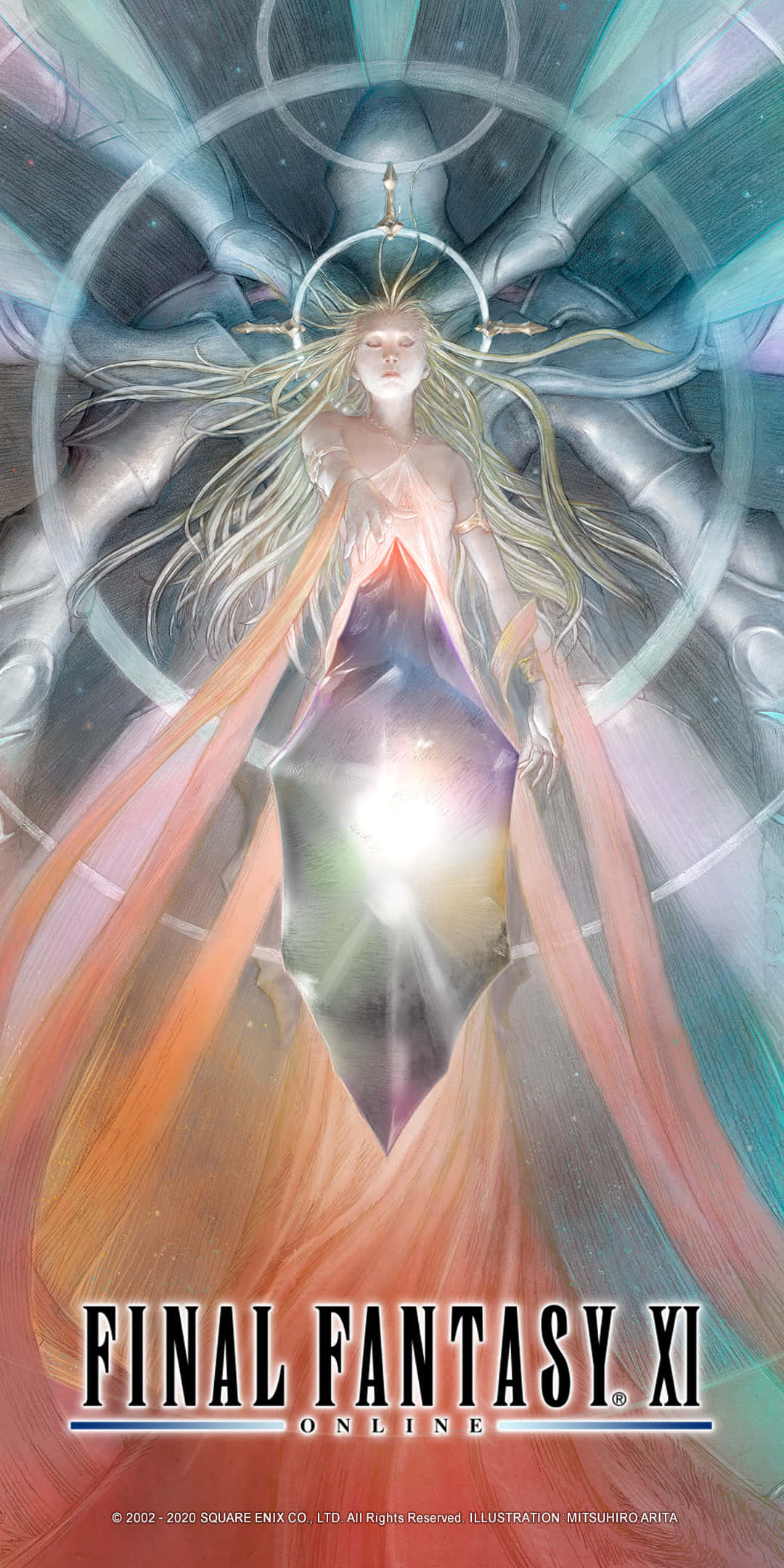 Final Fantasy X, angelic figure, flowing blonde hair, Full HD Phone Wallpaper